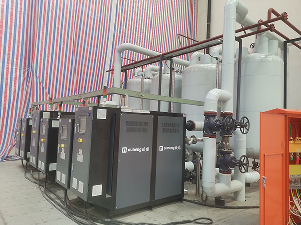 锂电负极原材料反应釜油温机——应用案例