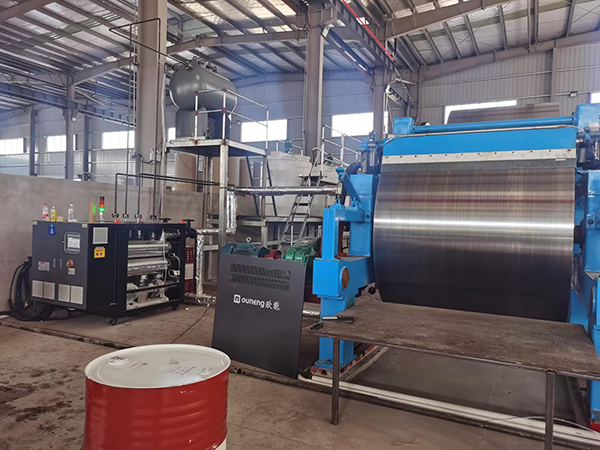 纸制品生产线辊筒专用模温机——应用案例